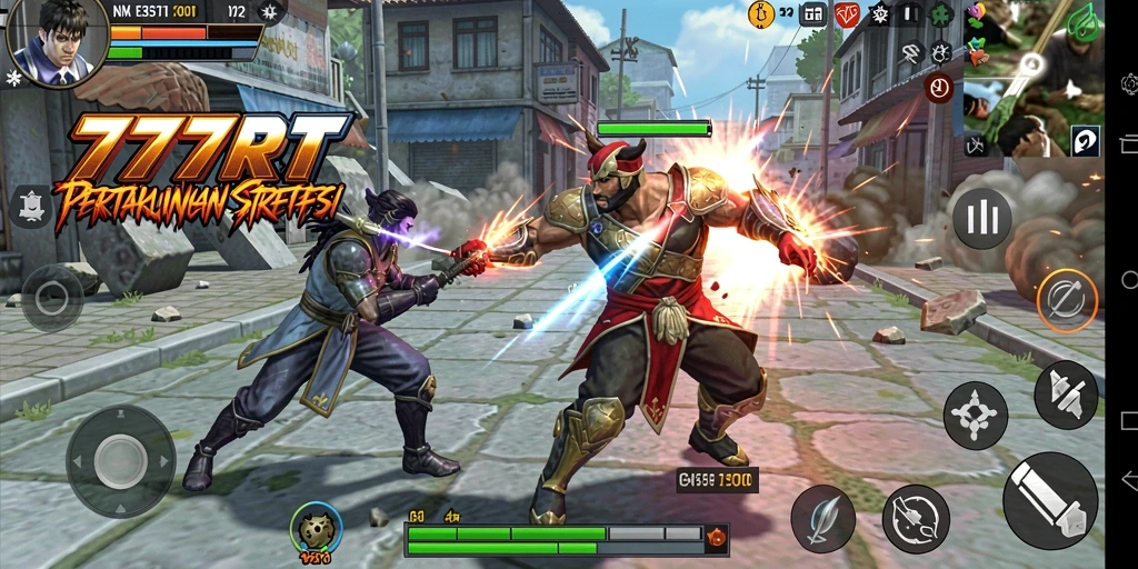 Tampilan menakjubkan dari gameplay Fighting di 777RT.