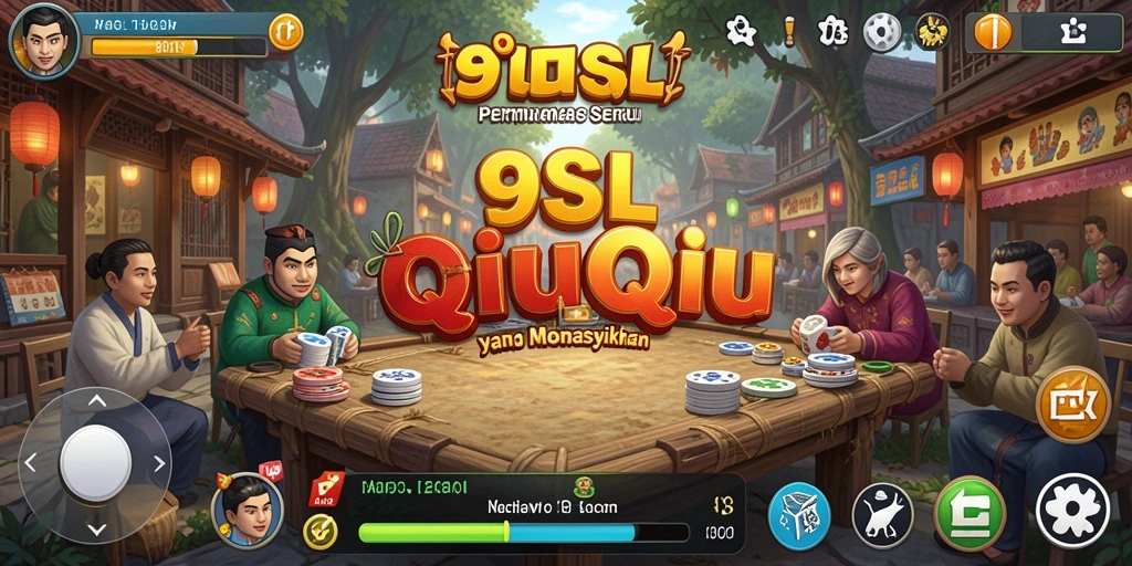 Screenshot dari gameplay seru 9SL QiuQiu.