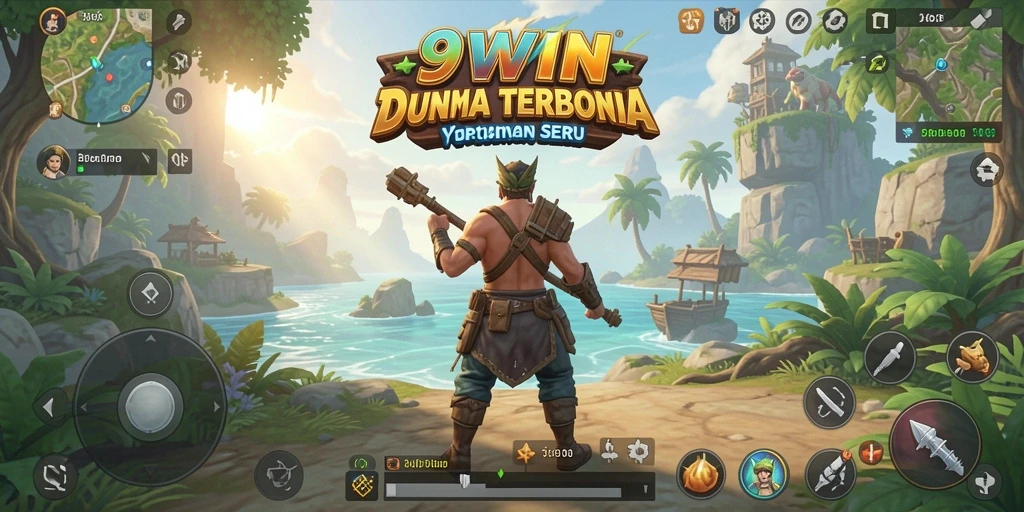 Tampilan gameplay seru dari dunia terbuka 9WIN.