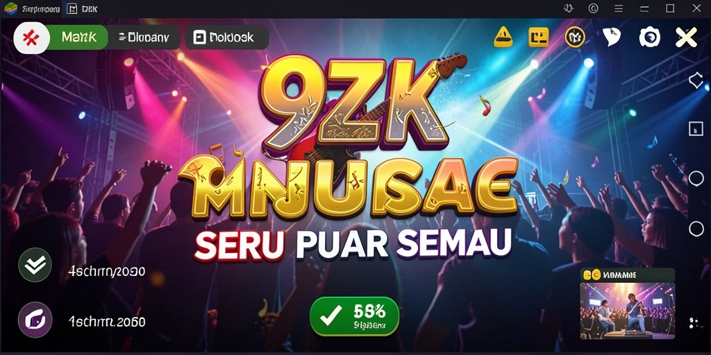Gameplay seru dari aplikasi musik 9ZK dengan tantangan menarik.