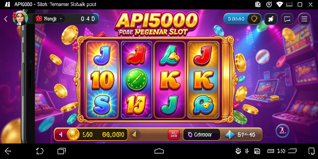 Tampilan gameplay slot API5000 yang menarik dan interaktif.