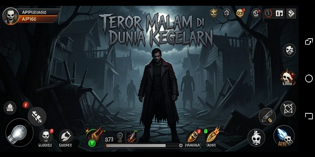 Tangkapan layar gameplay API66 yang menunjukkan suasana menyeramkan dan menegangkan.