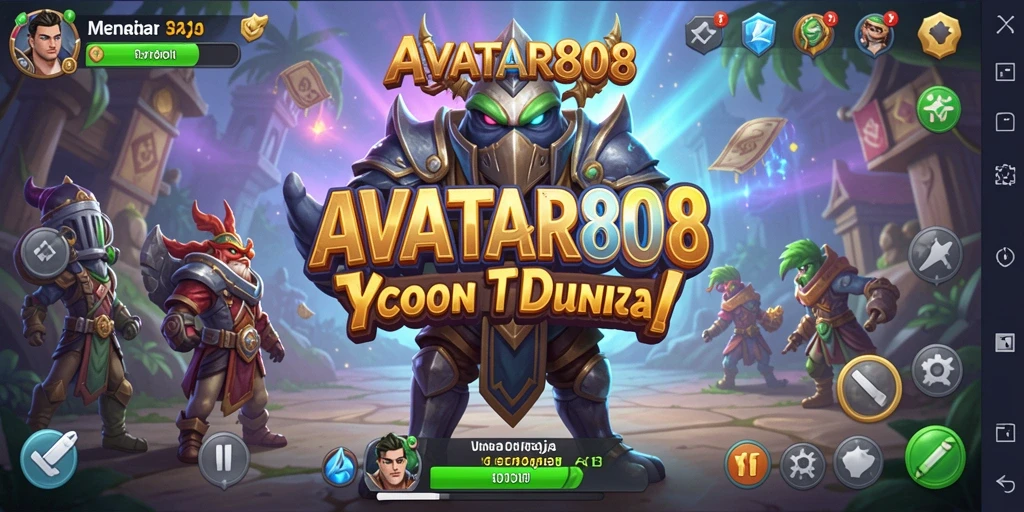 Tampilan gameplay AVATAR808 yang menegangkan dan seru.