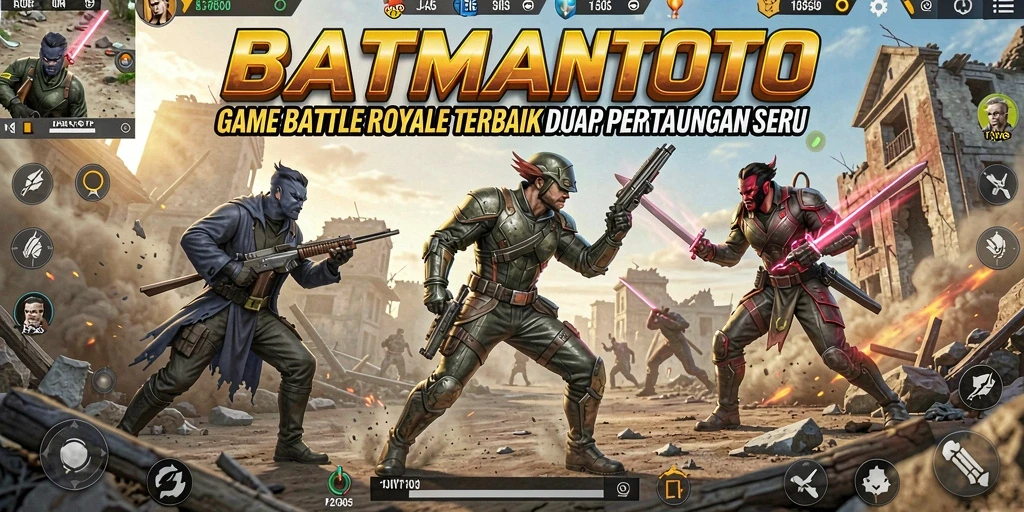 Tangkapan layar gameplay seru dari BATMANTOTO Battle Royale.