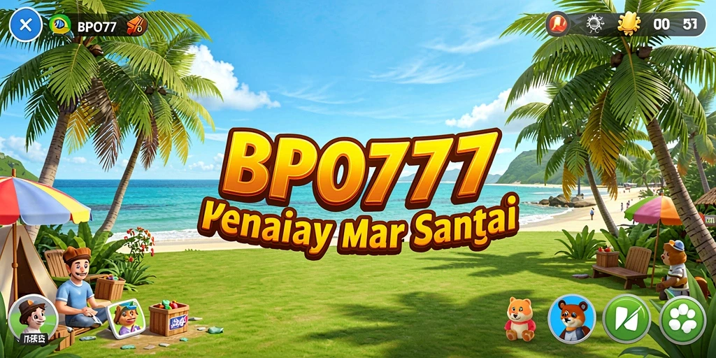 Tampilan menarik dari gameplay santai BPO777 yang menyenangkan.