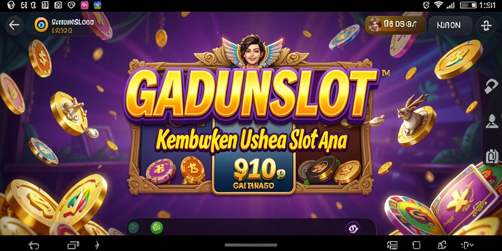 Tampilan gameplay <strong>GADUNSLOT</strong> yang mencengangkan dengan mesin slot beragam.