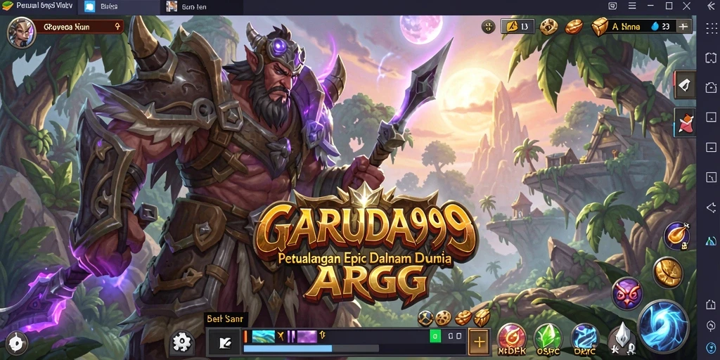 Tampilan gameplay GARUDA999 yang seru dengan aksi menegangkan.