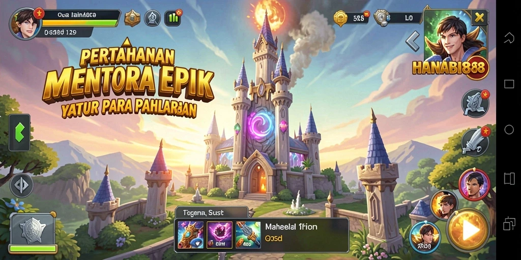 Gameplay seru dalam tower defense yang menegangkan.