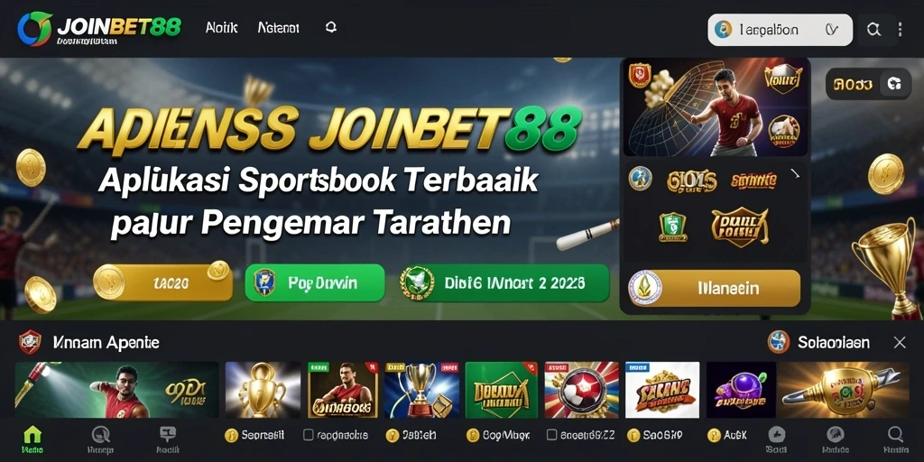 Tampilan gameplay menarik dari aplikasi Sportsbook JOINBET88.