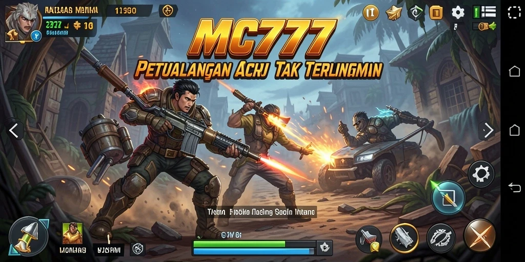 Screenshot gameplay MC777 menampilkan aksi seru dan mendebarkan.