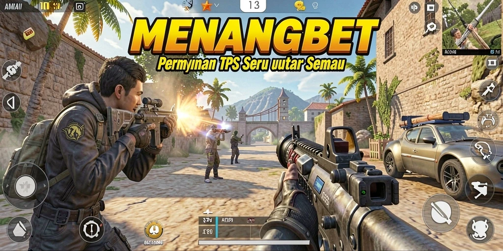 Gameplay seru MENANGBET dalam aksi tembak-menembak tak terduga.