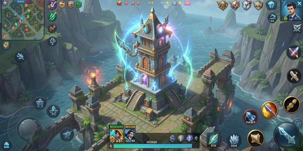 Tampilan memukau dari gameplay Tower Defense OCE69 dengan strategi seru.