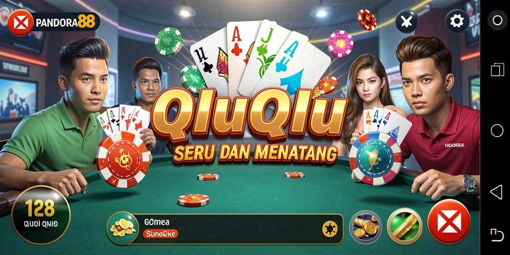 Tampilan menakjubkan dari gameplay QiuQiu di PANDORA88.
