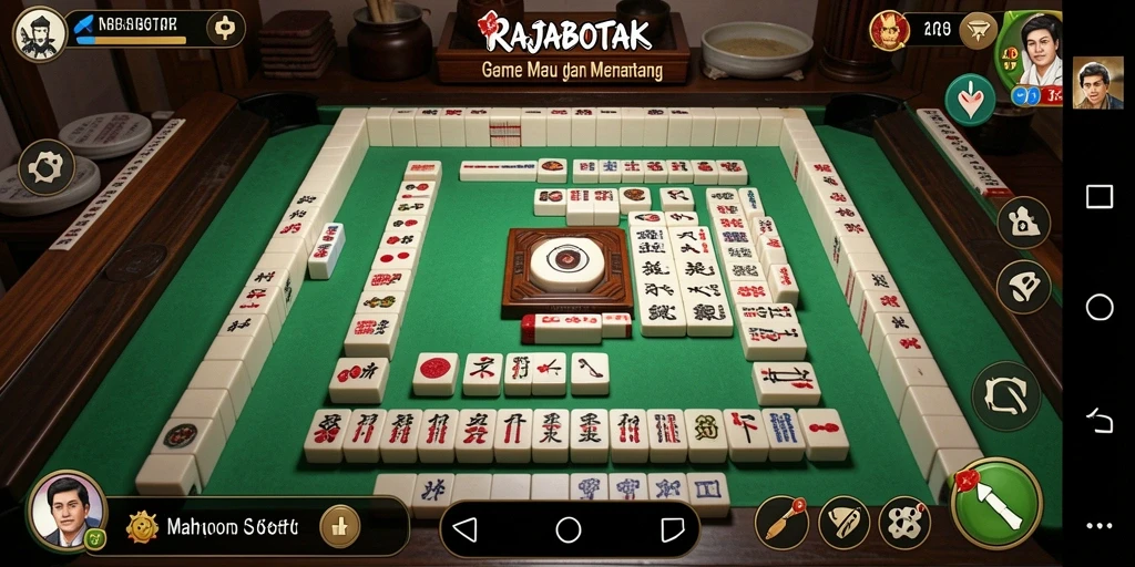 Tampilan gameplay Mahjong yang menantang dan menarik.