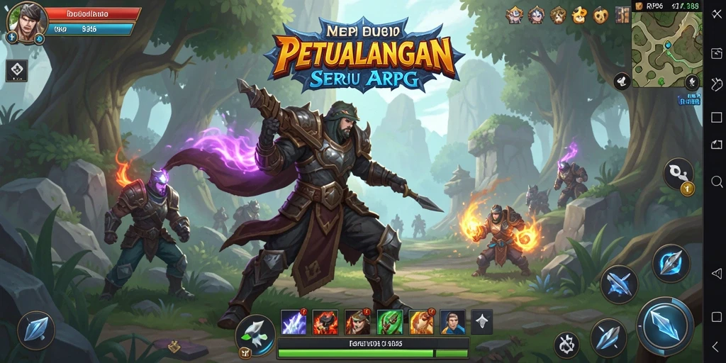 Screenshot utama RP886 yang menampilkan aksi seru dalam gameplay ARPG.