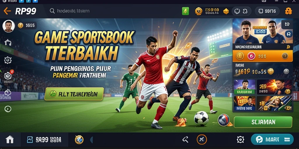 Tampilan gameplay RP99 yang menarik dengan berbagai pilihan taruhan.