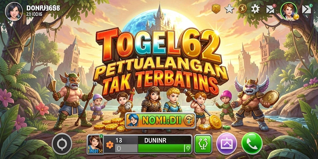 Screenshot utama TOGEL62 menampilkan aksi RPG yang seru dan mendebarkan.