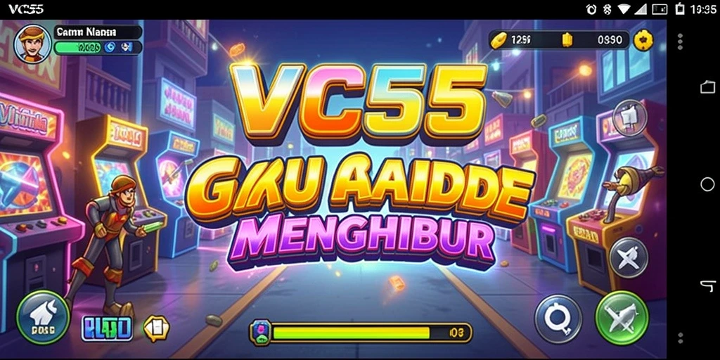 Screenshot VC55 menampilkan gameplay seru dalam permainan Arcade.