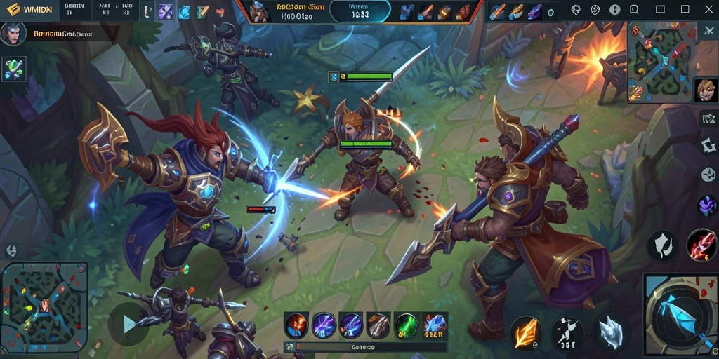Gameplay WINIDN yang menegangkan dan seru.