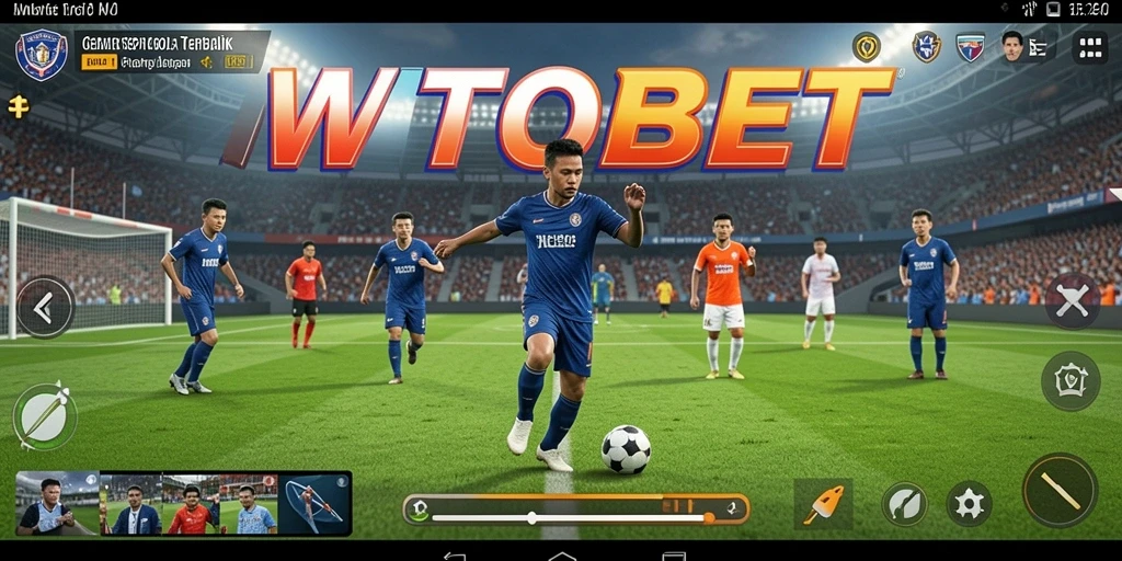 Gameplay menarik dari WTOBET dengan aksi sepak bola yang mendebarkan.