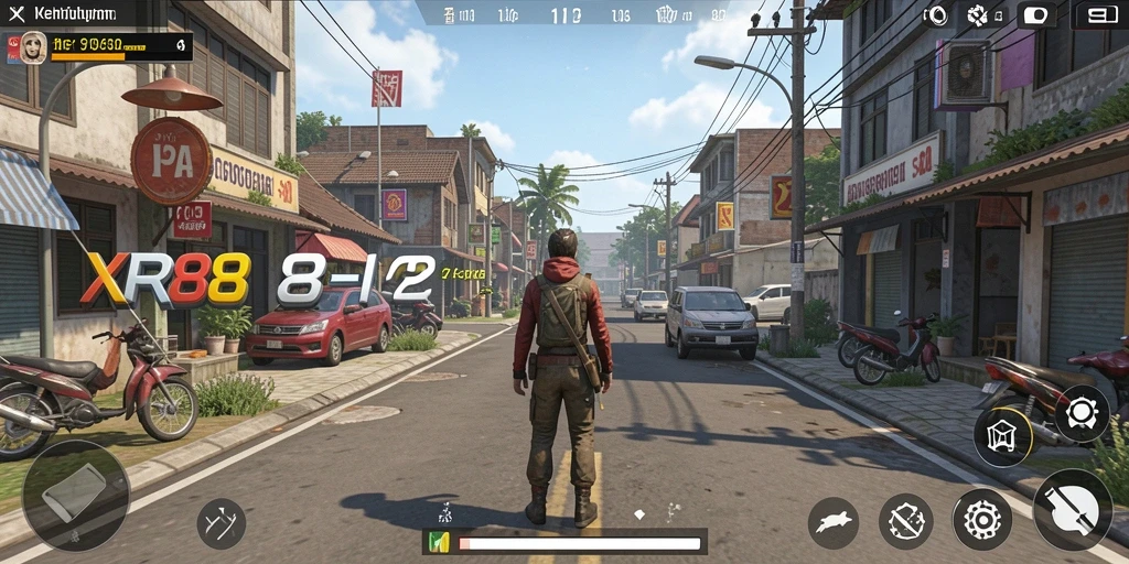 Tampilan gameplay XR88 yang menampilkan interaksi sosial dan simulasi kehidupan.